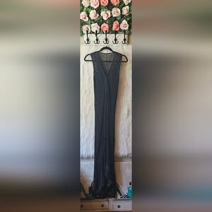 Alexandra Bartlett Lace Noir Knit Duster Vest